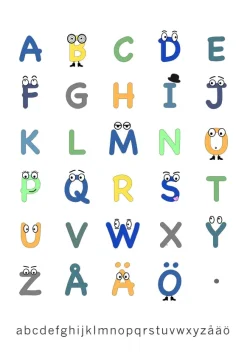 ABC color Poster (21x29.7 cm (A4))