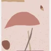 Abstract Art - Pink Canvastavla (30x40 cm)