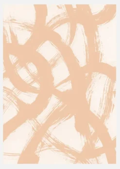 Abstract Brush Strokes 98b Canvastavla (30x40 cm)
