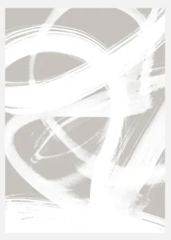Abstract Brush Strokes Canvastavla (30x40 cm)