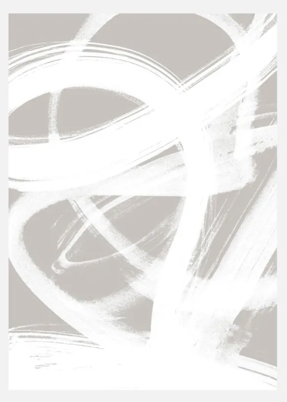 Abstract Brush Strokes Canvastavla (30x40 cm)