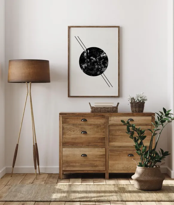 Abstract Circle III Poster (21x29.7 cm (A4))