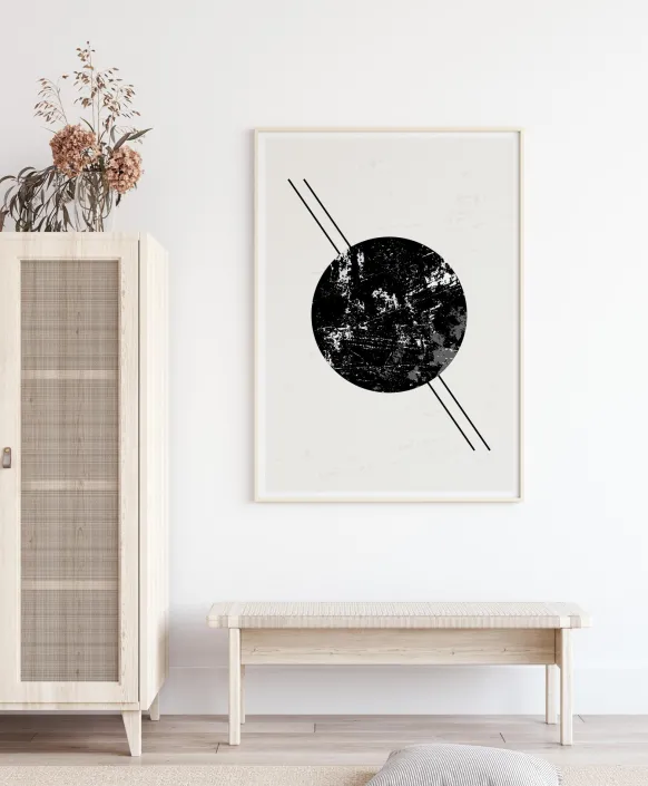 Abstract Circle III Poster (21x29.7 cm (A4))