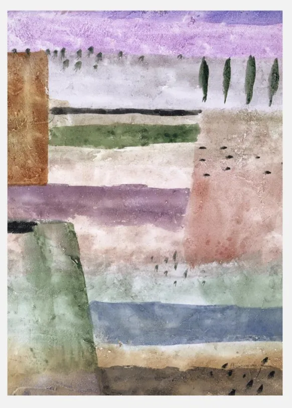 Abstract Colours Canvastavla (30x40 cm)