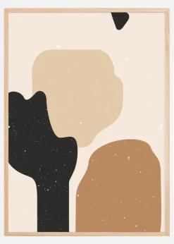 Abstract composition flicker Poster (21x29.7 cm (A4))