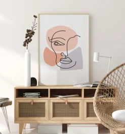 Abstract Face Multi Poster (21x29.7 cm (A4))
