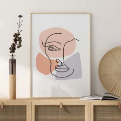 Abstract Face Multi Poster (21x29.7 cm (A4))