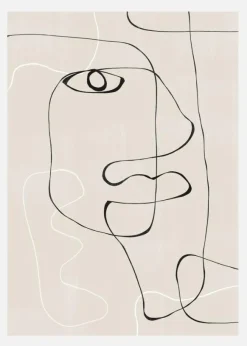 Abstract Face No1. Canvastavla (30x40 cm)