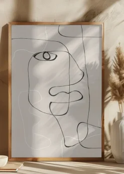 Abstract Face No1. Poster (21x29.7 cm (A4))