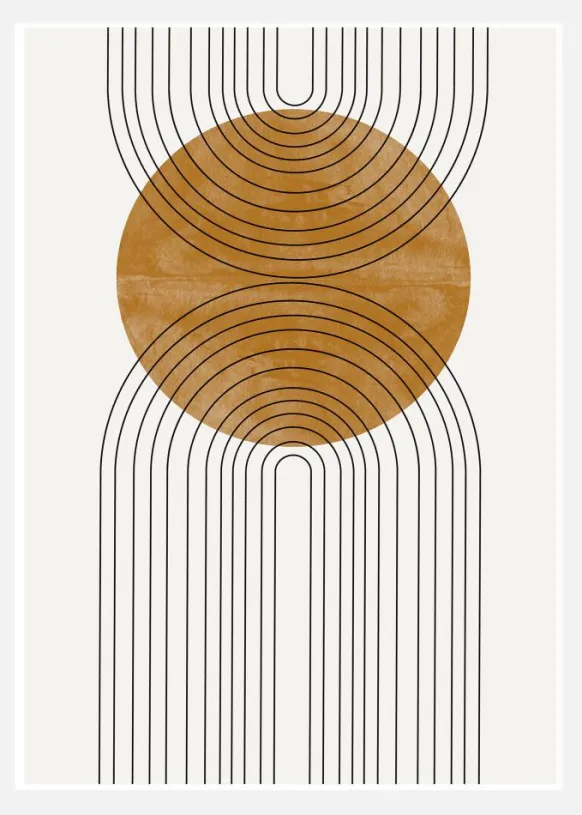 Abstract Flow Canvastavla (30x40 cm)