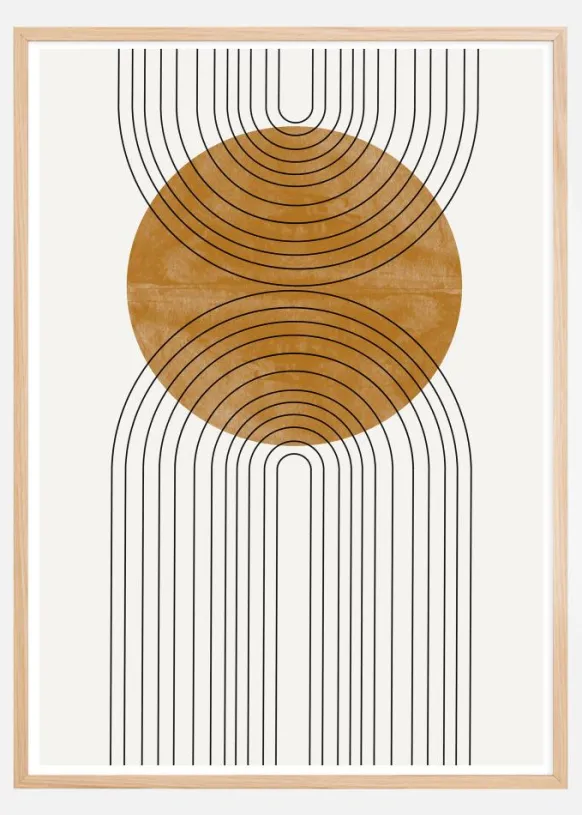 Abstract Flow Poster (21x29.7 cm (A4))