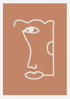 Abstract Head No2 Canvastavla (30x40 cm)