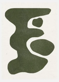 Abstract Retro Shapes Canvastavla (30x40 cm)