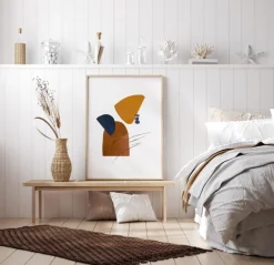 Abstract Shapes I Poster (21x29.7 cm (A4))