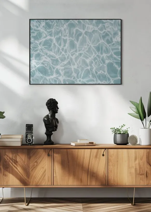 Abstract Water Poster (21x29.7 cm (A4))