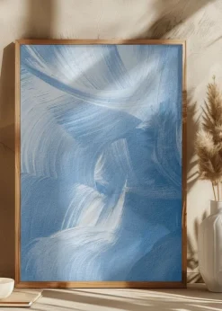 Acrylic Waves No 1 Poster (21x29.7 cm (A4))