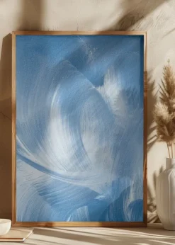 Acrylic Waves No 2 Poster (21x29.7 cm (A4))