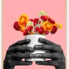 A cup of flowers Poster (21x29.7 cm (A4))