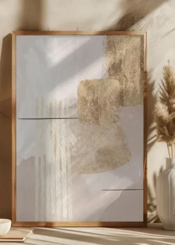 Aesthetic Gold-3 Poster (21x29.7 cm (A4))