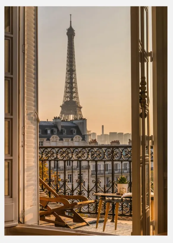 Afternoon In Paris Canvastavla (30x40 cm)