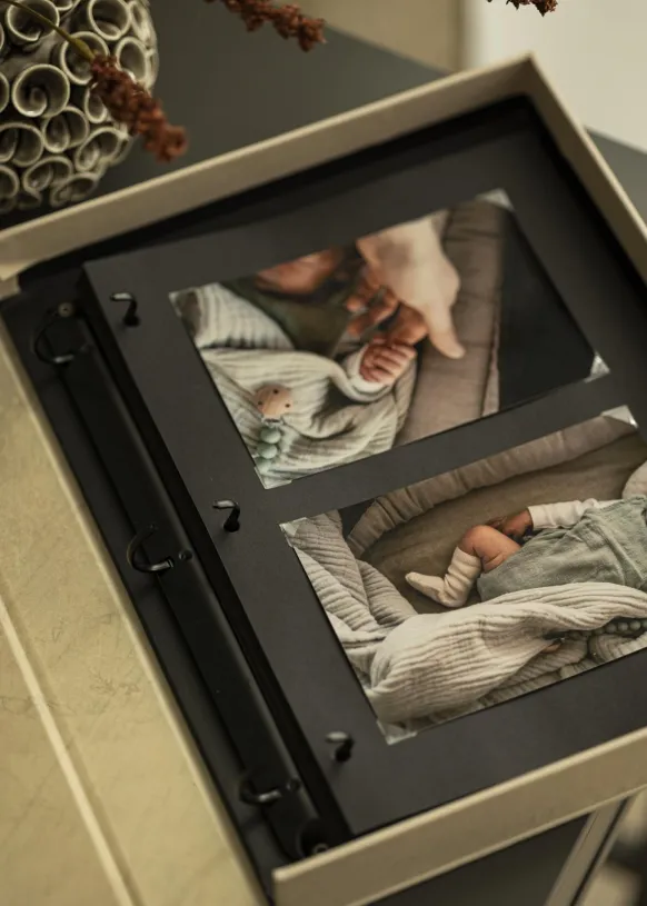 Albumblad för KAILA Coffee Table Photo Album - 30-Pack Svarta