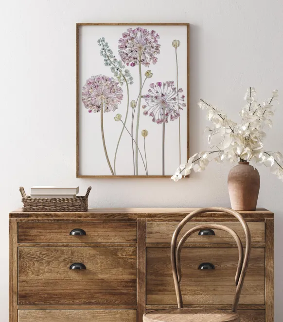 Allium Poster (21x29.7 cm (A4))
