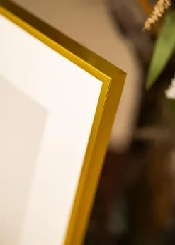 Aluminiumram Guld 40x50 cm
