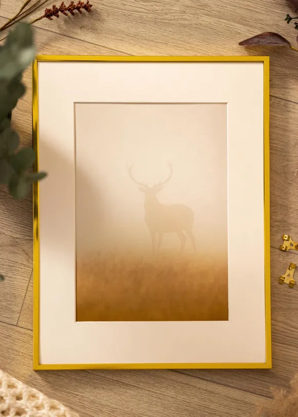 Aluminiumram Guld 30x40 cm