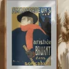 Ambassadeurs Aristide Bruant Dans Son Cabaret (1892) Poster (21x29.7 cm (A4))