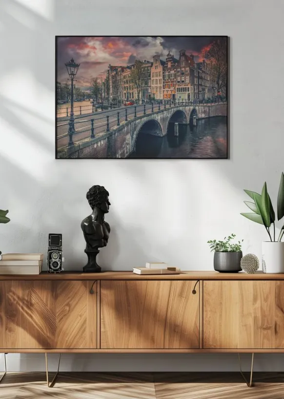 Amsterdam Poster (21x29.7 cm (A4))