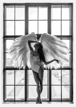 Angel Women Posing I Canvastavla (30x40 cm)