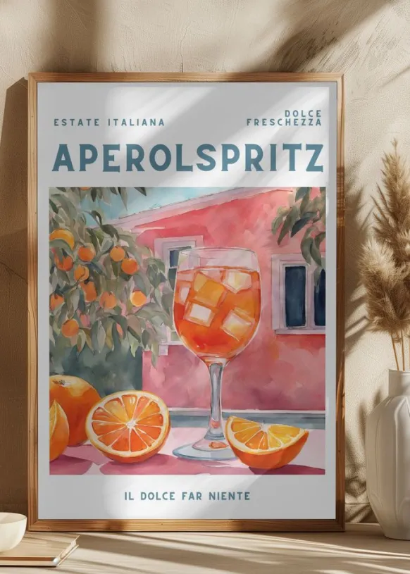 Aperol Spritz Poster (21x29.7 cm (A4))