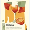 Aperol Spritz Print Canvastavla (30x40 cm)