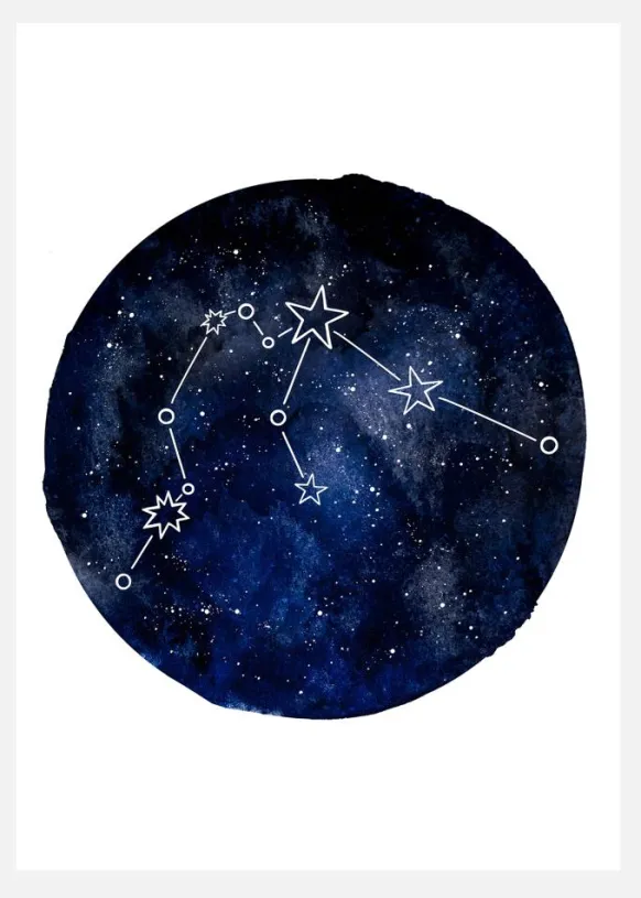 Aquarius Canvastavla (30x40 cm)