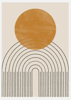 Arch Composition No4 Canvastavla (30x40 cm)