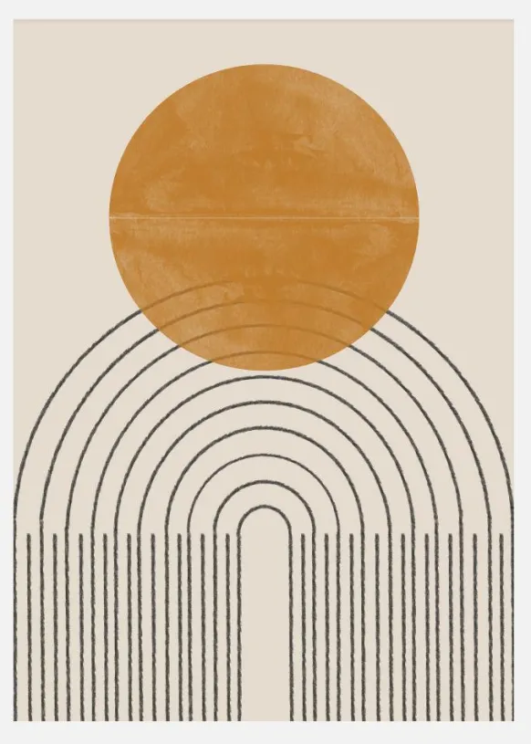 Arch Composition No4 Canvastavla (30x40 cm)