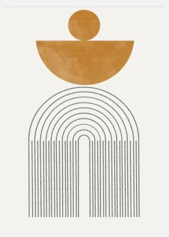 Arch Composition No7 Canvastavla (30x40 cm)