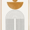 Arch Composition No7 Poster (21x29.7 cm (A4))