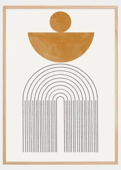 Arch Composition No7 Poster (21x29.7 cm (A4))