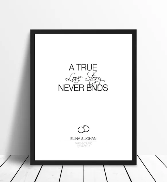 A True Love Story (21x29,7 cm (A4))