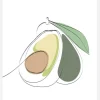 Avocado Canvastavla (30x40 cm)