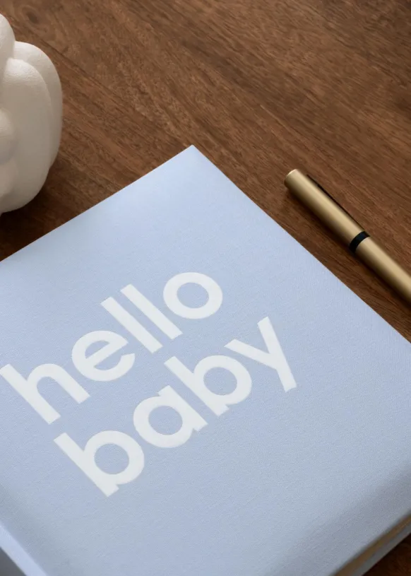 Babyalbum Hello Baby Blå - 200 Bilder i 10x15 cm