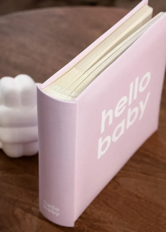 Babyalbum Hello Baby Rosa - 200 Bilder i 10x15 cm