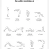 Back Bend - Warm Up - White Canvastavla (30x40 cm)