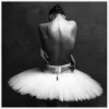 Ballerina's Back Canvastavla (30x30 cm)