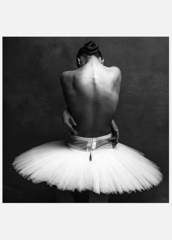 Ballerina's Back Canvastavla (30x30 cm)