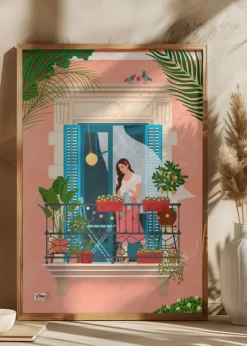 Barcelona Poster (21x29.7 cm (A4))