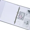 Base Line Canvas Ringpärm - Svart