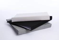 Base Line Canvas Ringpärm - Svart