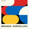 Bauhaus Ausstellung 1923 Canvastavla (30x40 cm)